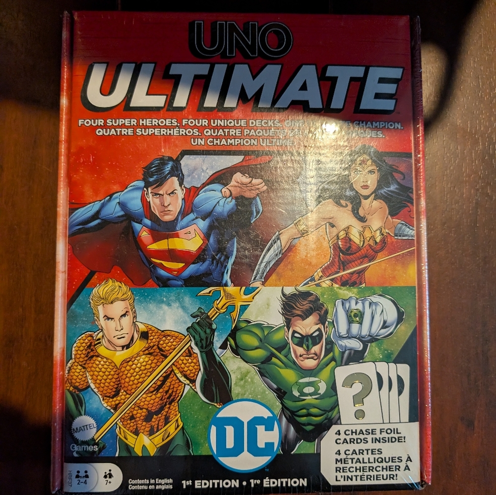 Mattel UNO Ultimate DC Superheroes Card Game